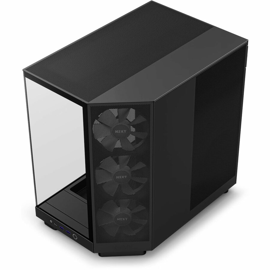 NZXT H6 Flow RGB Compact Dual-Chamber Mid-Tower Airflow Case with RGB Fans