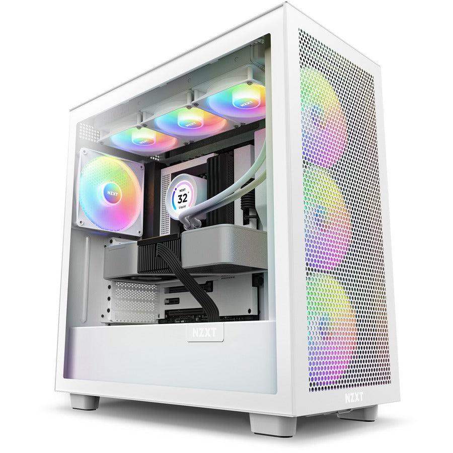 NZXT H7 Flow RGB ATX Mid-Tower with RGB Fans