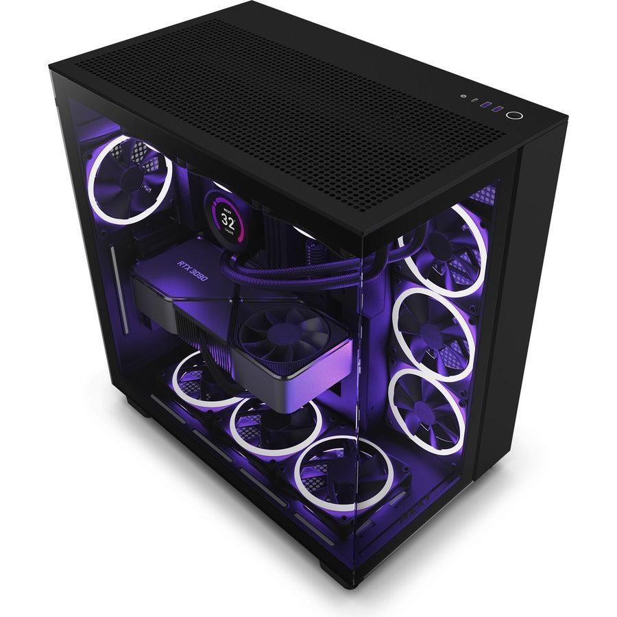 NZXT H9 Flow Dual-Chamber Mid-Tower Airflow Case