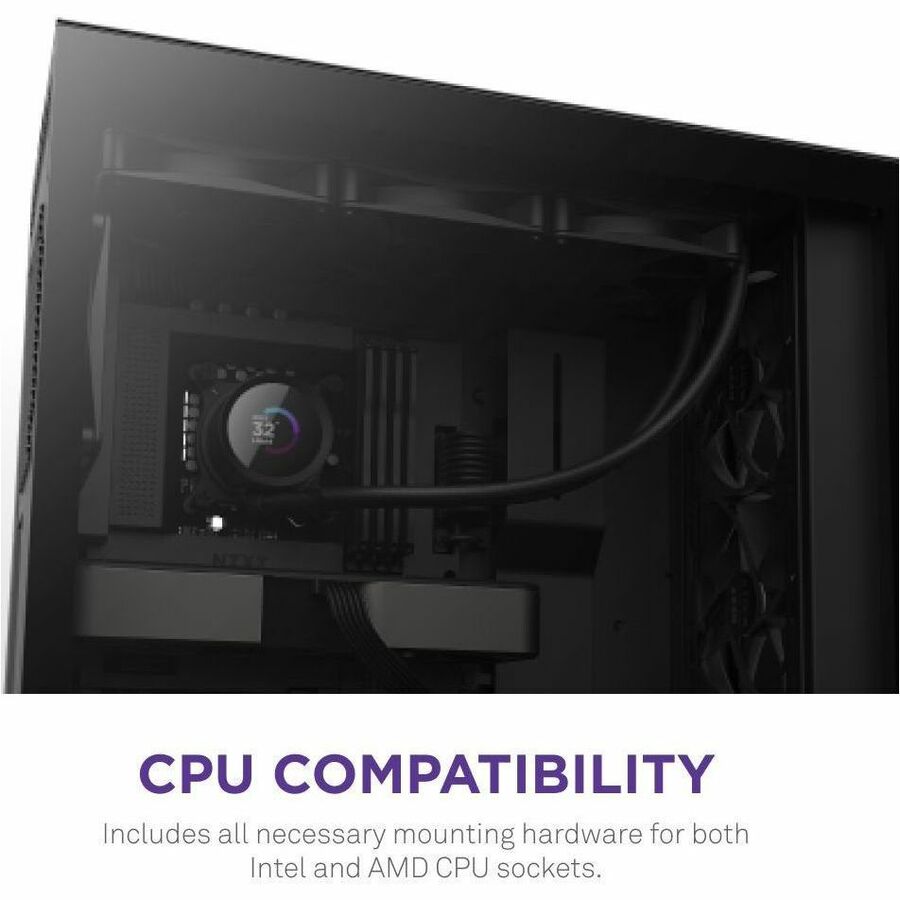 NZXT Kraken 360 360mm AIO Liquid Cooler with LCD Display - 1 Pack