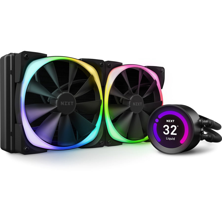 NZXT Kraken Z63 RGB 280mm Liquid Cooler with LCD Display RL-KRZ63-R1