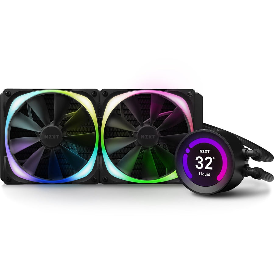 NZXT Kraken Z63 RGB 280mm Liquid Cooler with LCD Display RL-KRZ63-R1