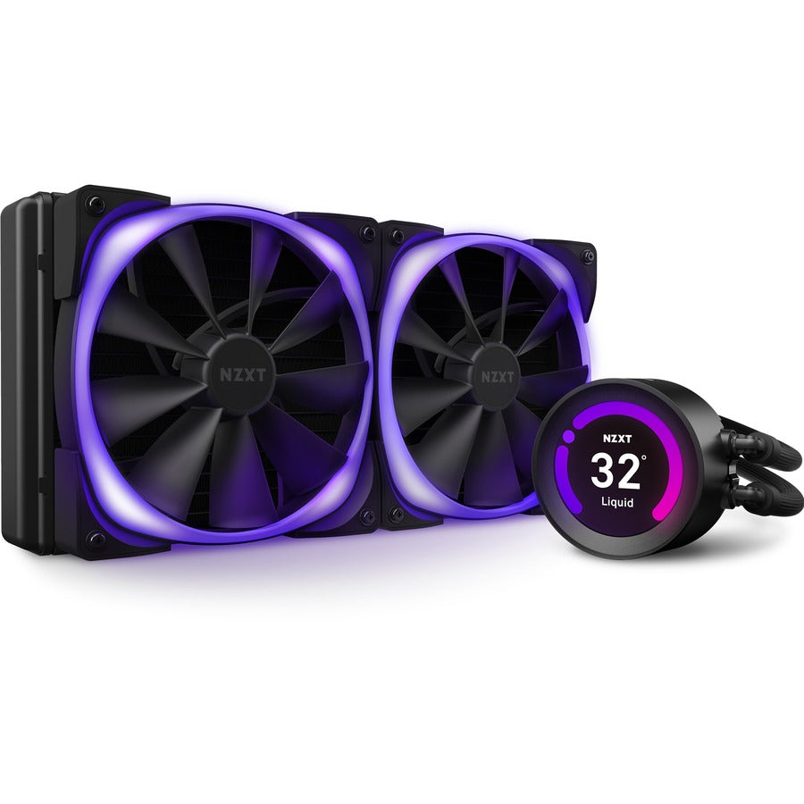 NZXT Kraken Z63 RGB 280mm Liquid Cooler with LCD Display RL-KRZ63-R1