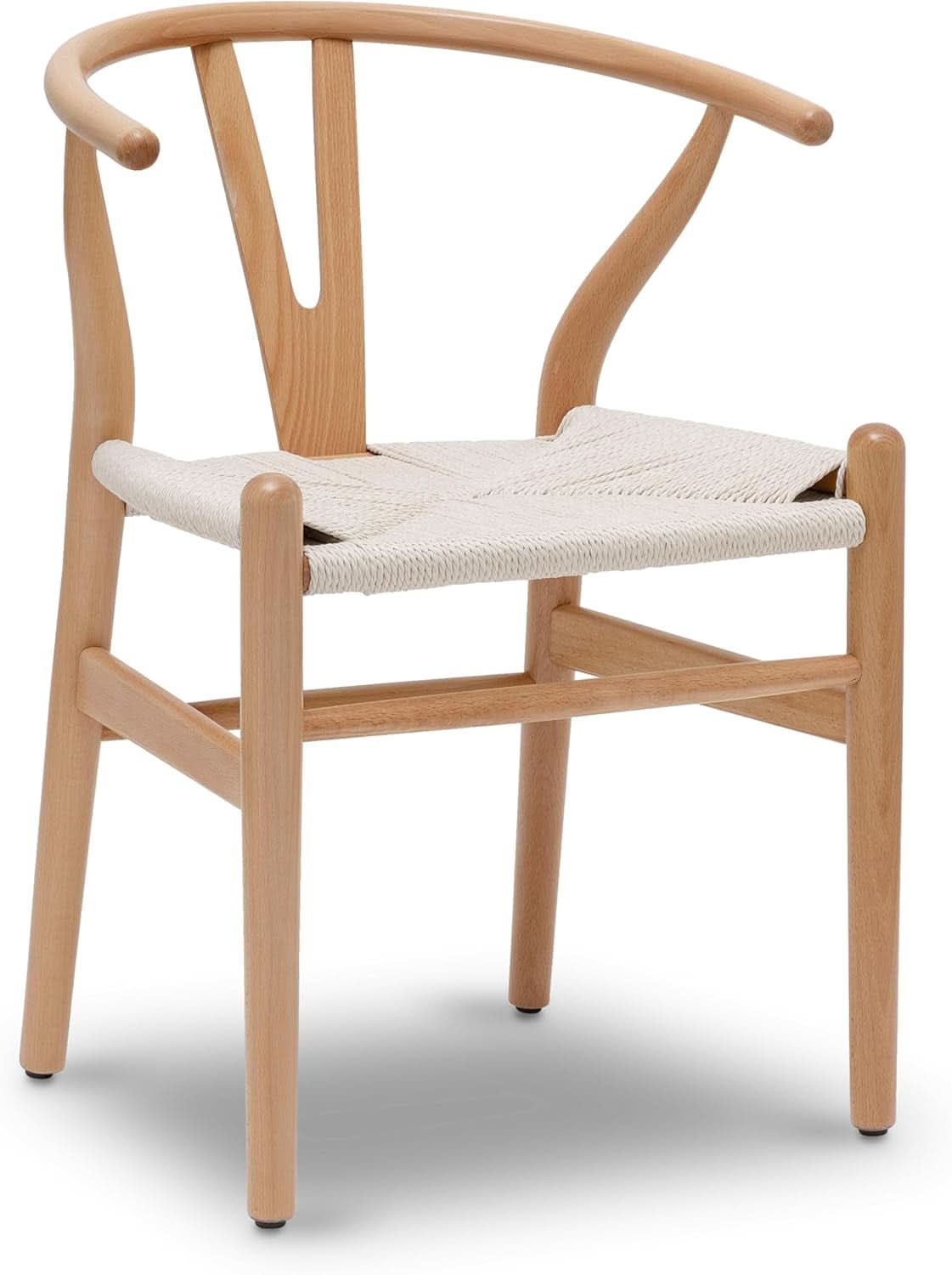 Natural Hemp Mid Century Woven Armchair Indoor Outdoor