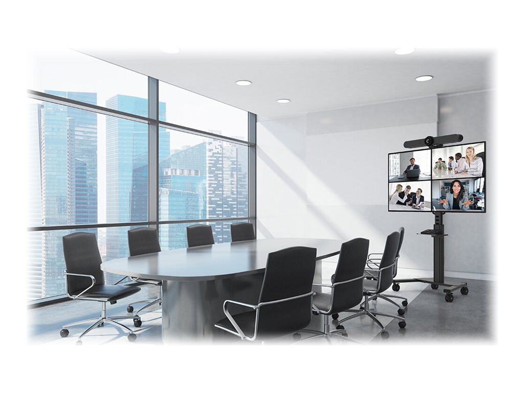 Neomounts - Cart - for flat panel - black - screen size: 37-75""