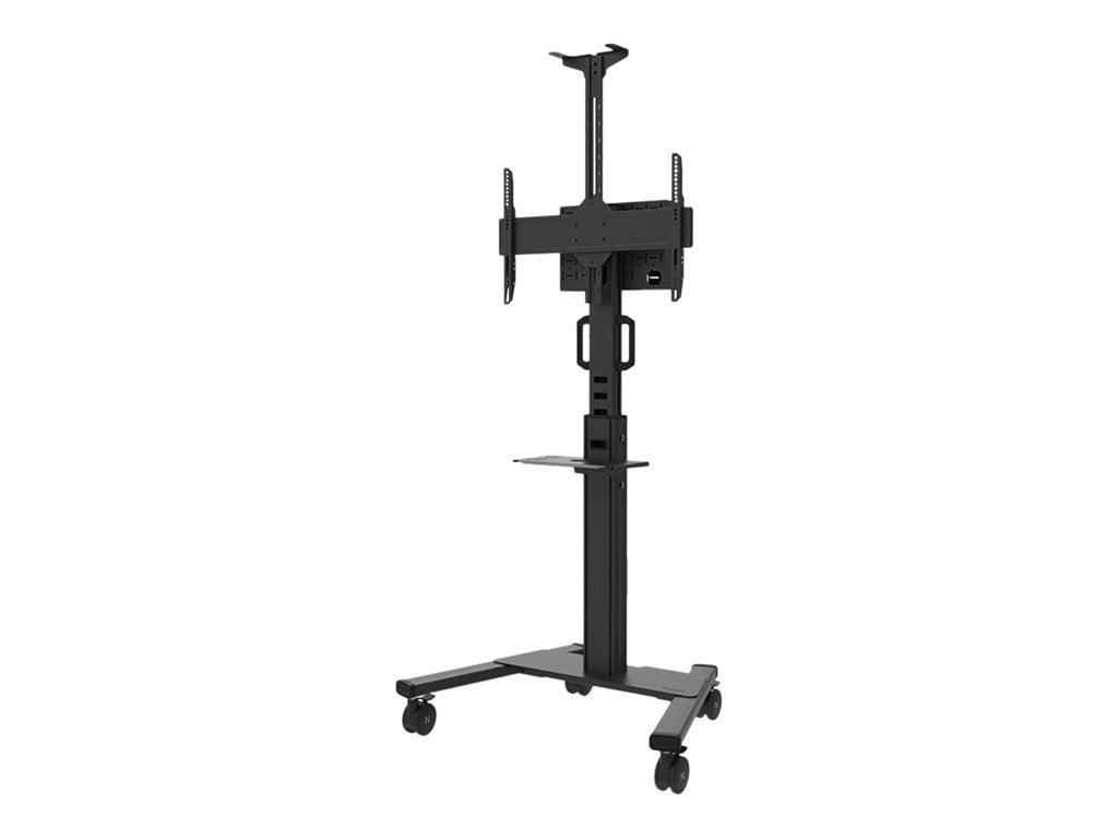 Neomounts - Cart - for flat panel - black - screen size: 37-75""