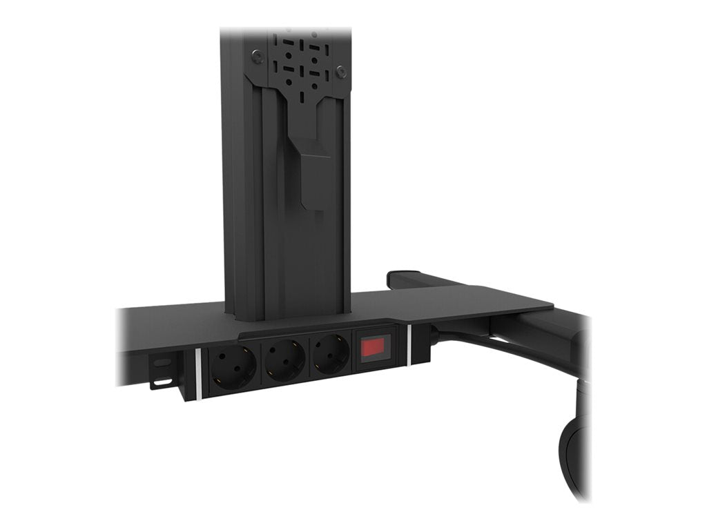 Neomounts - Cart - for flat panel - black - screen size: 37-75""