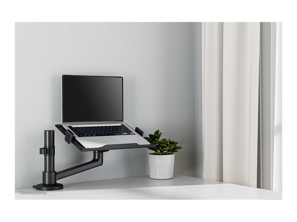 Neomounts DS20-425BL1 - Mounting kit (articulating arm) - full-motion - for notebook - steel - black - screen size: