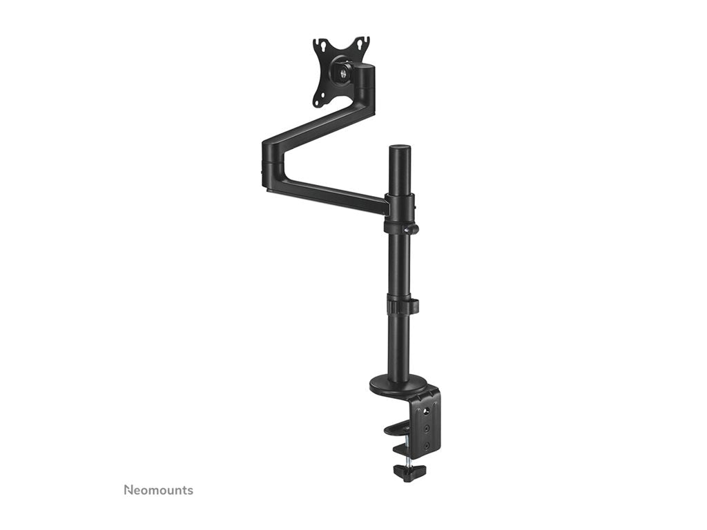 Neomounts DS60-425BL1 - Mounting kit (desk clamp mount, desk grommet, VESA adapter plate, monitor arm) - full-motion