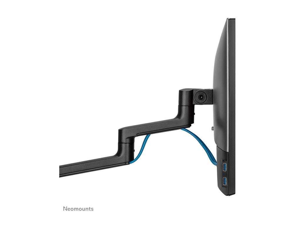 Neomounts DS60-425BL1 - Mounting kit (desk clamp mount, desk grommet, VESA adapter plate, monitor arm) - full-motion