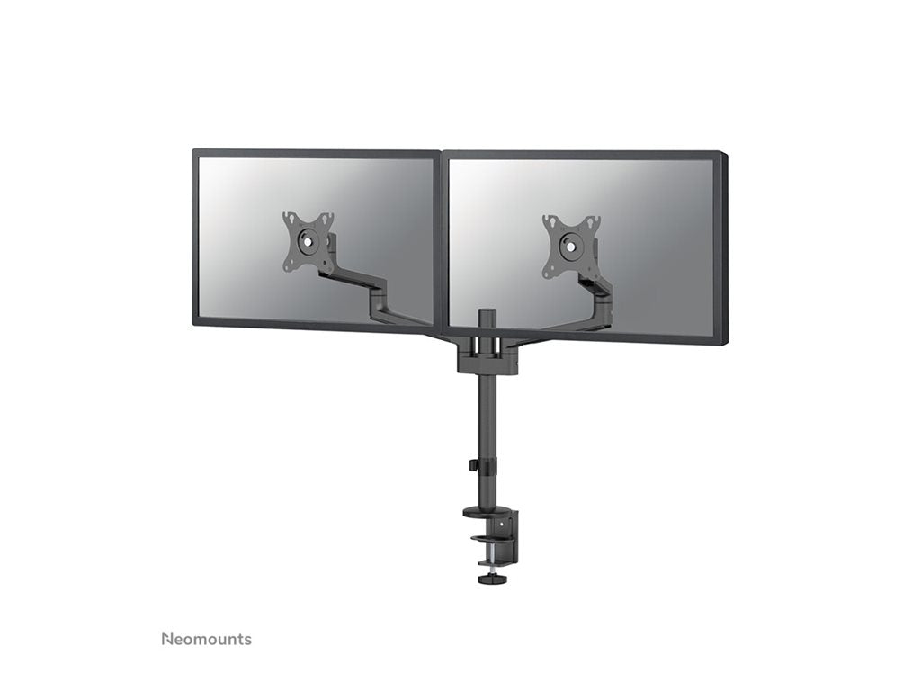 Neomounts DS60-425BL2 - Mounting kit (articulating arm) - full-motion - for 2 monitors - steel - black - screen size: