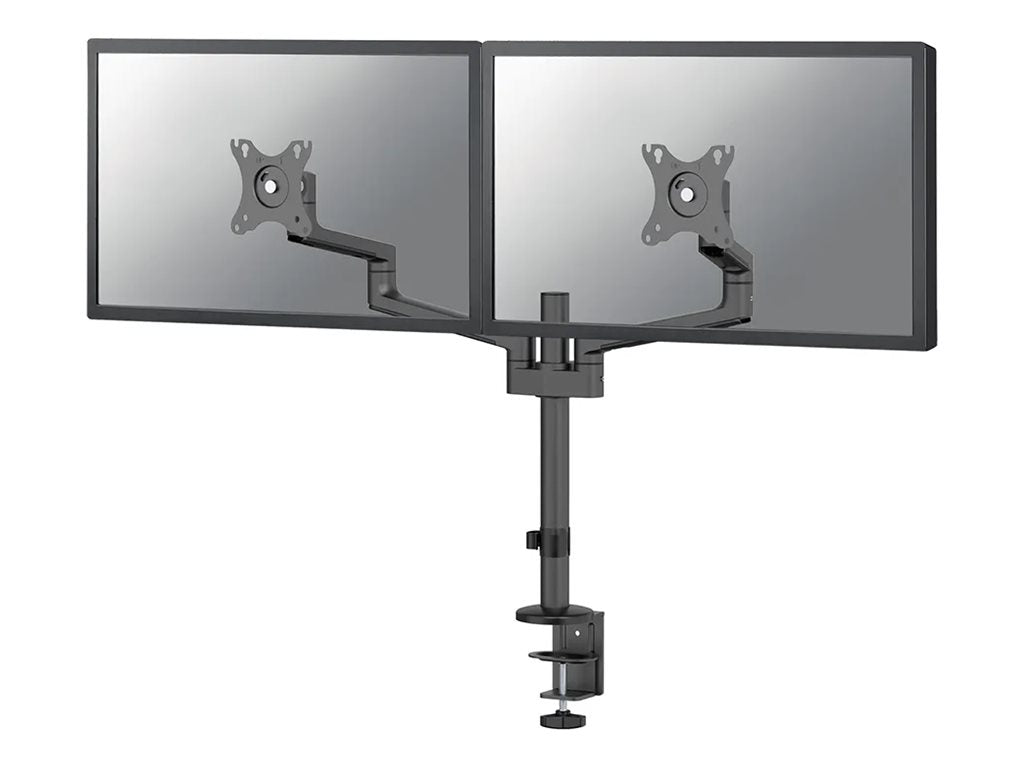 Neomounts DS60-425BL2 - Mounting kit (articulating arm) - full-motion - for 2 monitors - steel - black - screen size: