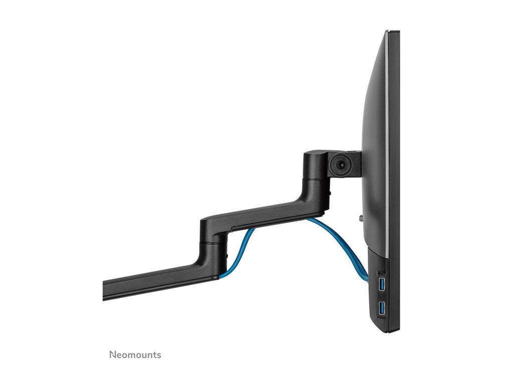 Neomounts DS60-425BL2 - Mounting kit (articulating arm) - full-motion - for 2 monitors - steel - black - screen size: