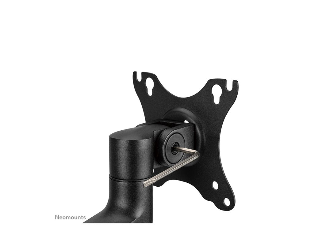 Neomounts DS60-425BL2 - Mounting kit (articulating arm) - full-motion - for 2 monitors - steel - black - screen size: