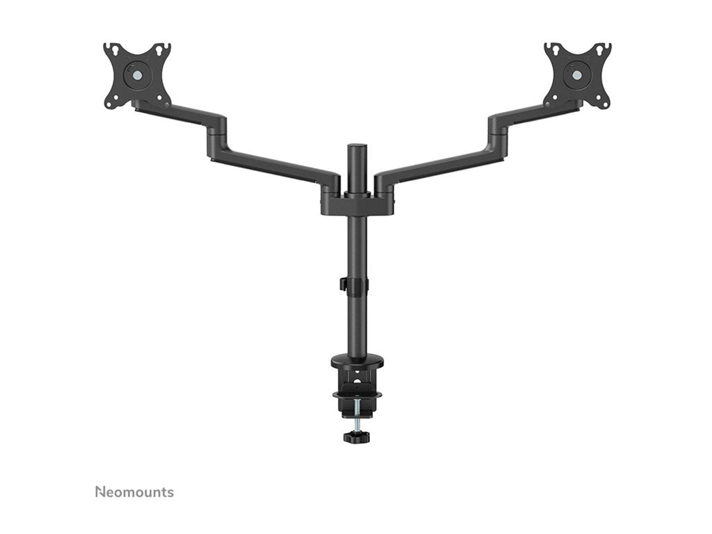 Neomounts DS60-425BL2 - Mounting kit (articulating arm) - full-motion - for 2 monitors - steel - black - screen size: