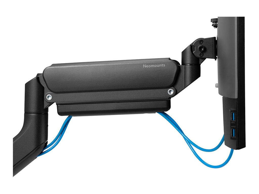 Neomounts DS70-450BL1 - Mounting kit (articulating arm, grommet clamp, topfix clamp) - full-motion - for LCD display -