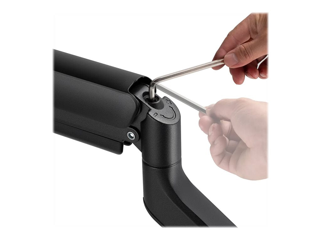 Neomounts DS70-450BL1 - Mounting kit (articulating arm, grommet clamp, topfix clamp) - full-motion - for LCD display -