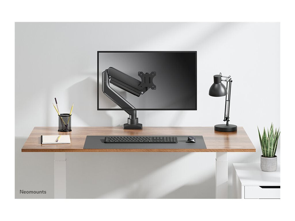 Neomounts DS70-450BL1 - Mounting kit (articulating arm, grommet clamp, topfix clamp) - full-motion - for LCD display -
