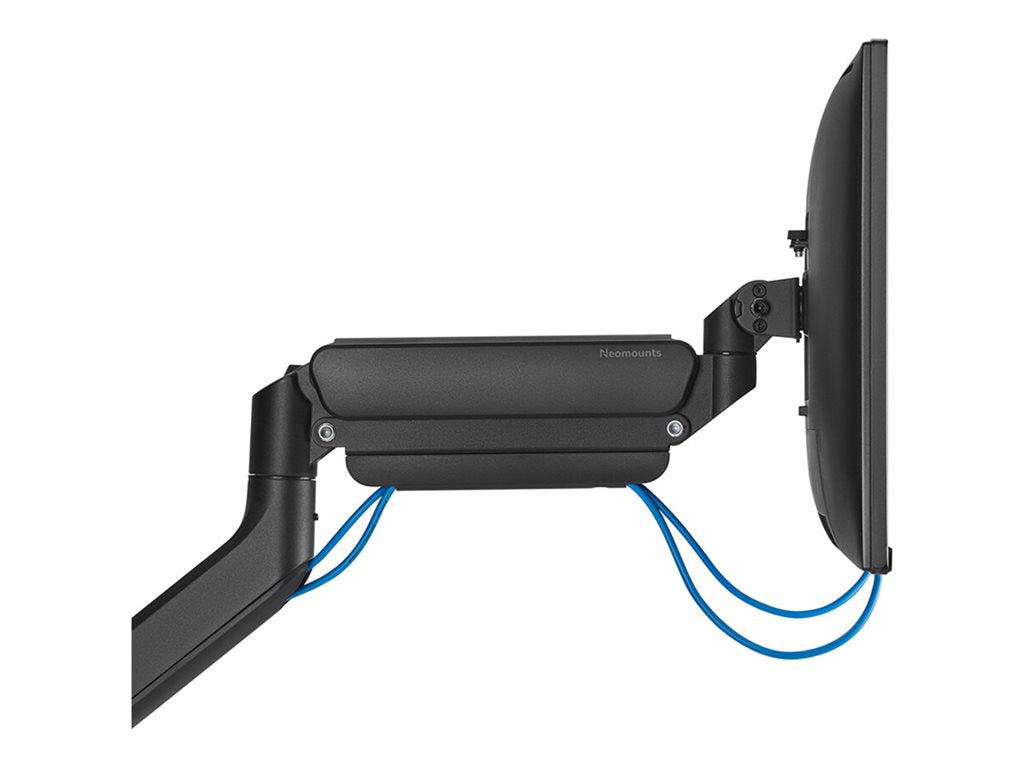 Neomounts DS70PLUS-450BL1 - Mounting kit (desk mounting arm) - full-motion - for curved LCD display - steel - black -