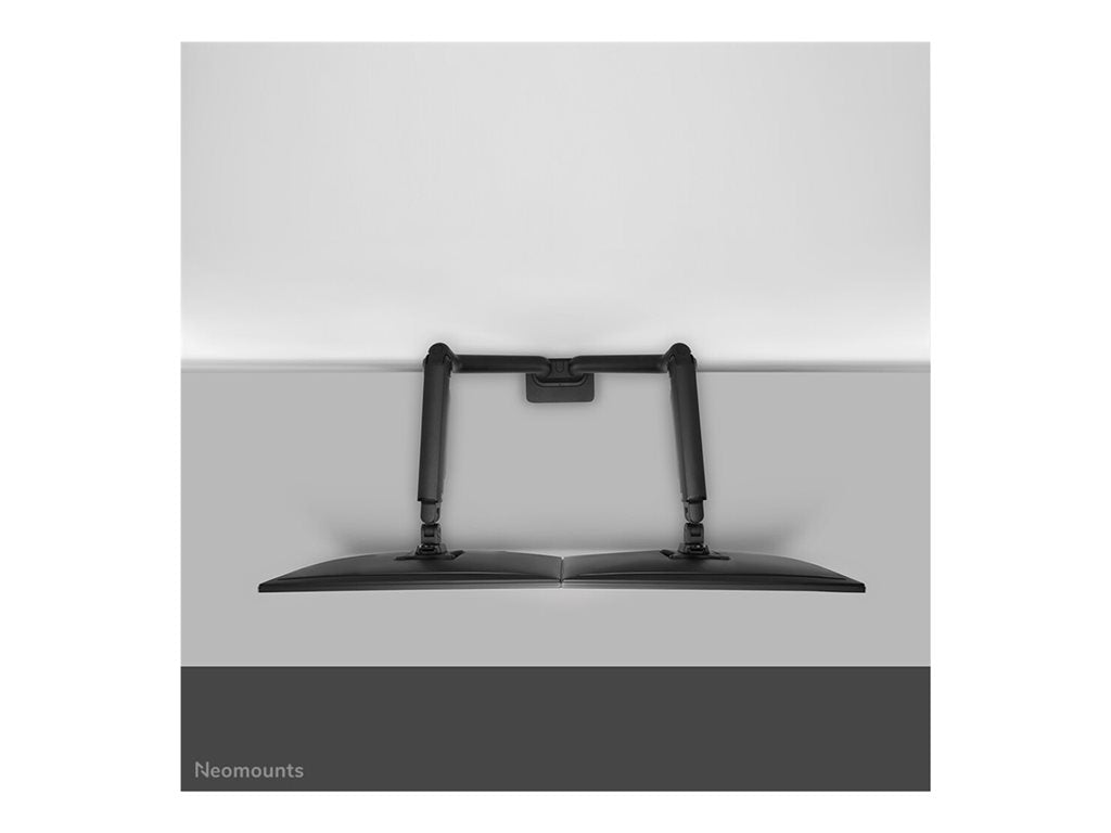 Neomounts DS70S-950BL2 - Mounting kit (2 mounting arms) - full-motion - for 2 monitors - aluminum - black - screen size: