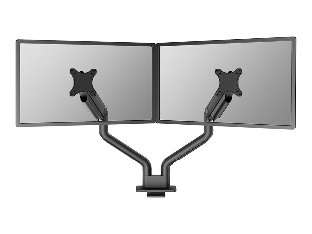 Neomounts DS70S-950BL2 - Mounting kit (2 mounting arms) - full-motion - for 2 monitors - aluminum - black - screen size: