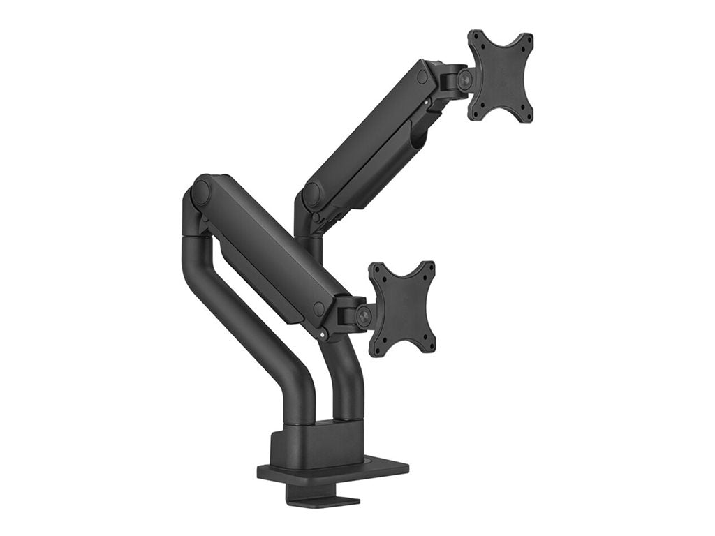 Neomounts DS70S-950BL2 - Mounting kit (2 mounting arms) - full-motion - for 2 monitors - aluminum - black - screen size: