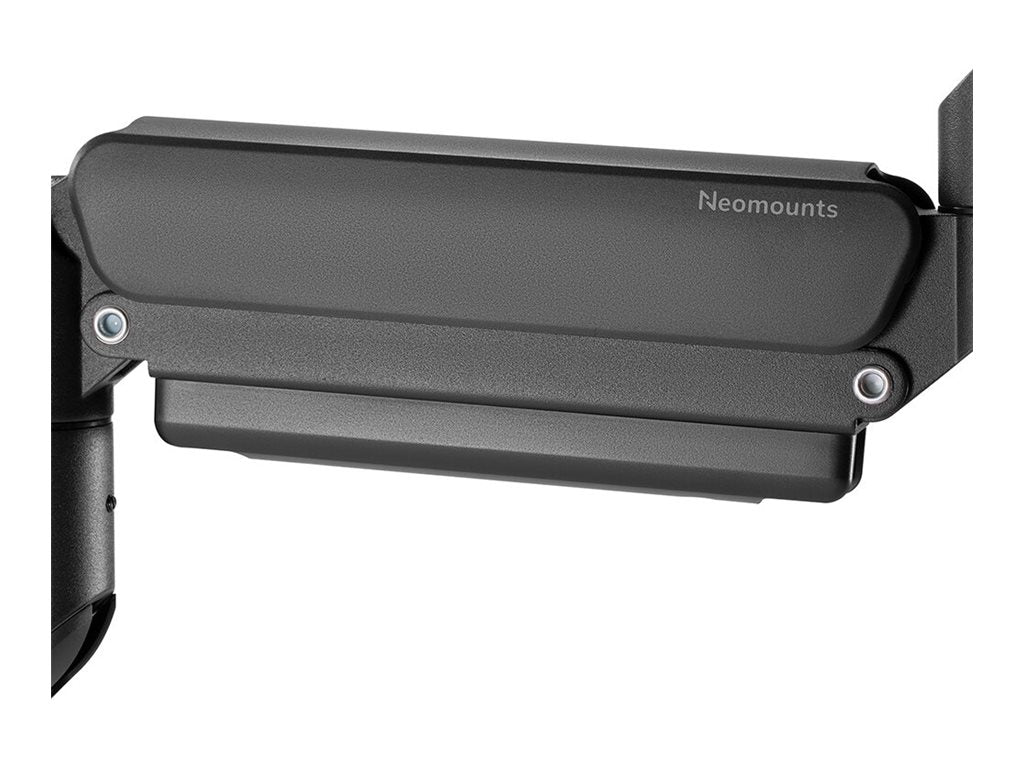 Neomounts DS75-450BL2 - Mounting kit (articulating arm, grommet clamp, topfix clamp) - full-motion - for 2 LCD displays