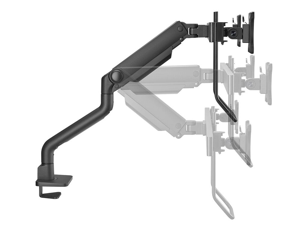 Neomounts DS75S-950BL2 NEXT One - Mounting kit (monitor arm, clamp mounting base, grommet mount) - full-motion - for 2