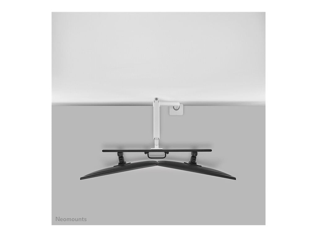 Neomounts DS75S-950WH2 - Mounting kit (desk mounting arm) - full-motion - for 2 LCD displays - aluminum - white - screen