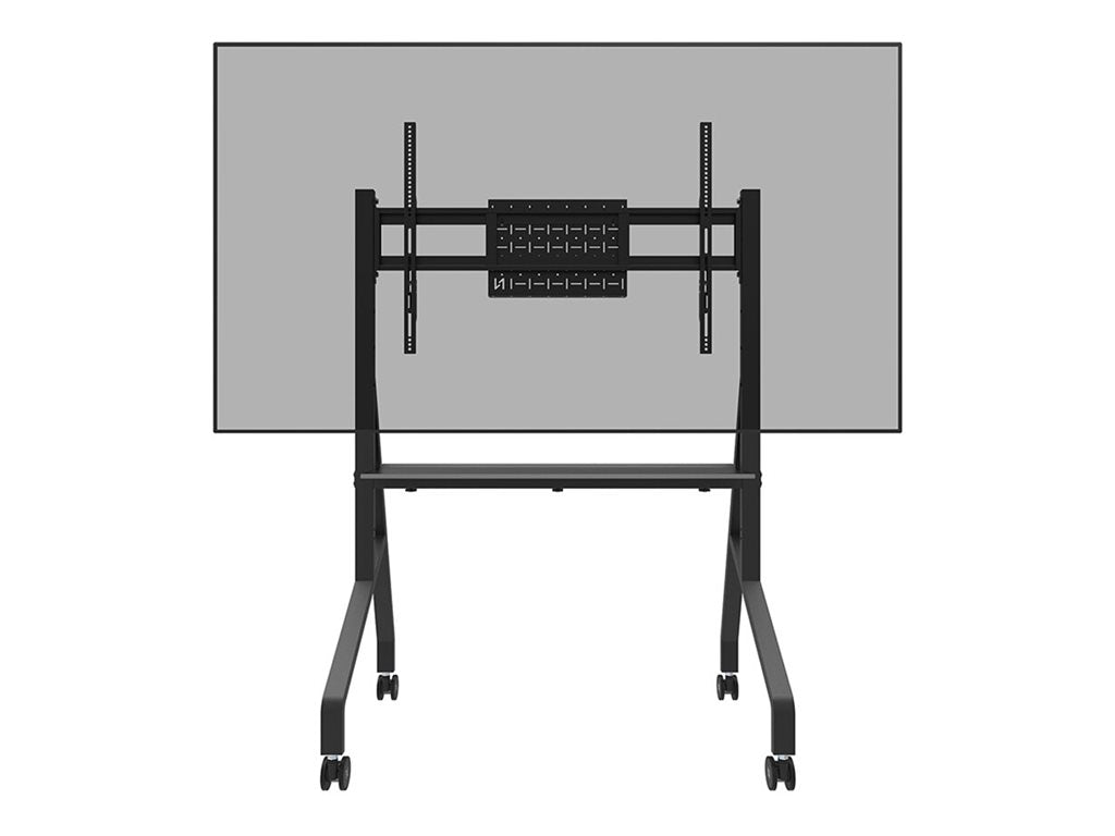 Neomounts FL50-525BL1 - Cart - sturdy - for flat panel - floor stand - lockable - steel - black - screen size: 55-86""