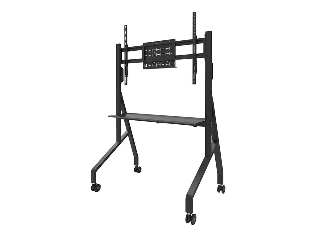 Neomounts FL50-525BL1 - Cart - sturdy - for flat panel - floor stand - lockable - steel - black - screen size: 55-86""