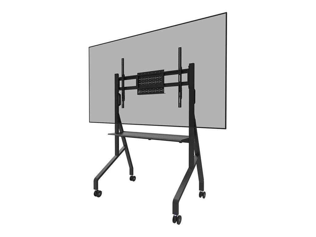Neomounts FL50-525BL1 - Cart - sturdy - for flat panel - floor stand - lockable - steel - black - screen size: 55-86""