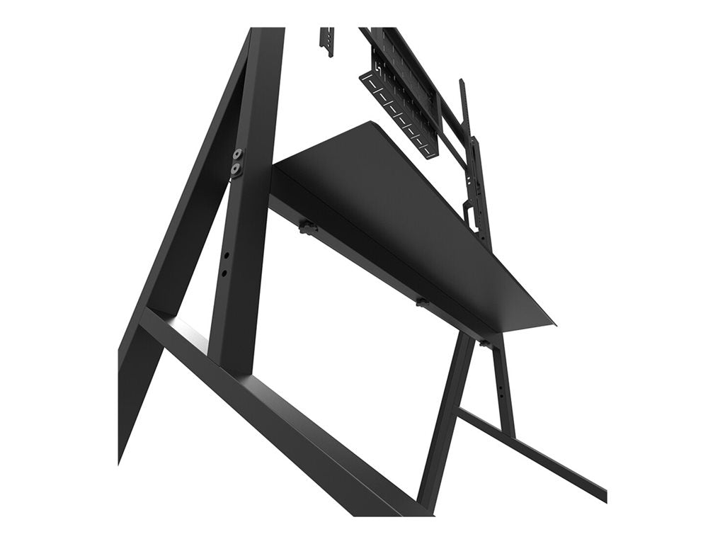 Neomounts FL50-525BL1 - Cart - sturdy - for flat panel - floor stand - lockable - steel - black - screen size: 55-86""