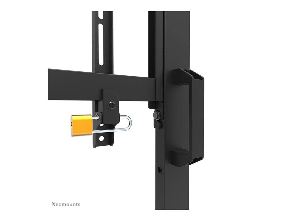 Neomounts FL50-575BL1 - Cart - sturdy - for display stand - floor stand - lockable - steel - black - screen size: