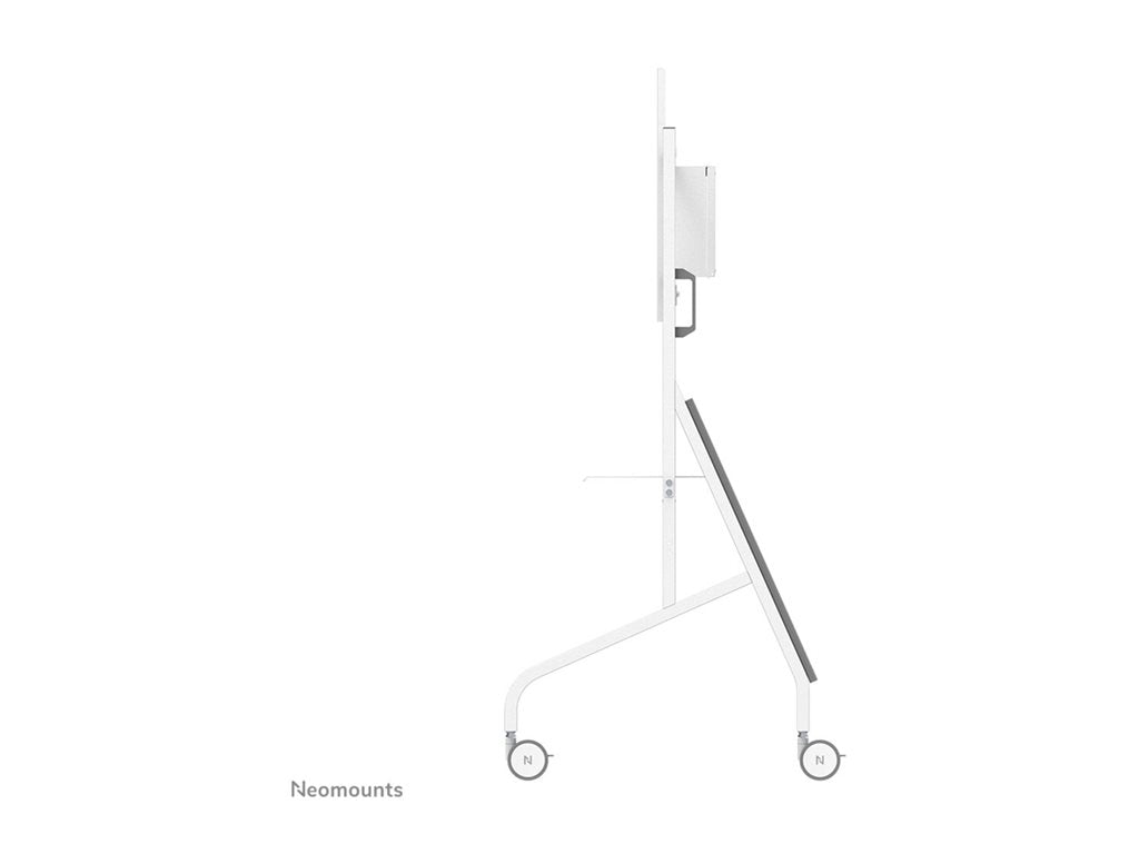Neomounts FL50-575WH1 - Cart - sturdy - for display stand - floor stand - lockable - steel - white - screen size: