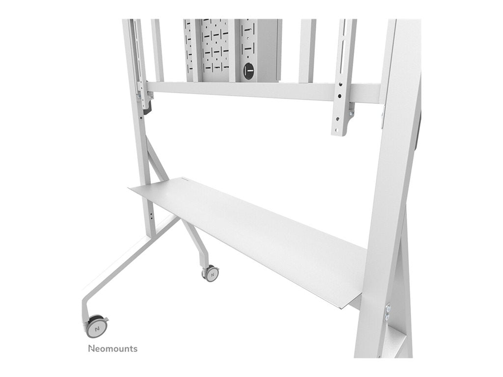 Neomounts FL50-575WH1 - Cart - sturdy - for display stand - floor stand - lockable - steel - white - screen size: