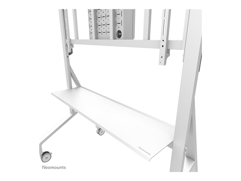 Neomounts FL50-575WH1 - Cart - sturdy - for display stand - floor stand - lockable - steel - white - screen size: