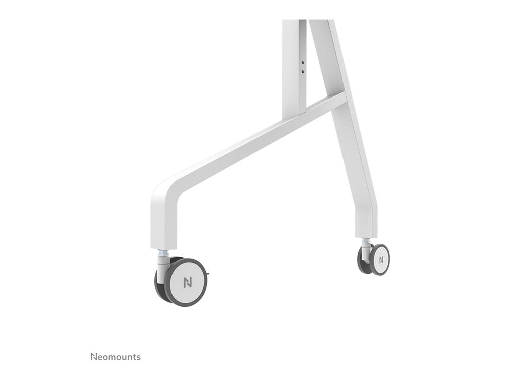 Neomounts FL50-575WH1 - Cart - sturdy - for display stand - floor stand - lockable - steel - white - screen size: