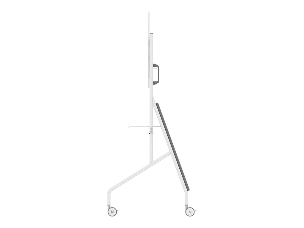 Neomounts Move Go FL50-525WH1 - Cart - for flat panel - lockable - steel - white - screen size: 55-86""