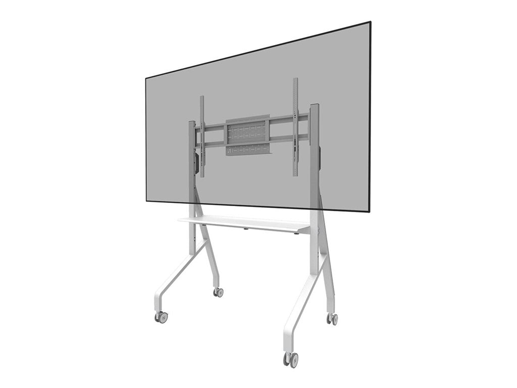 Neomounts Move Go FL50-525WH1 - Cart - for flat panel - lockable - steel - white - screen size: 55-86""