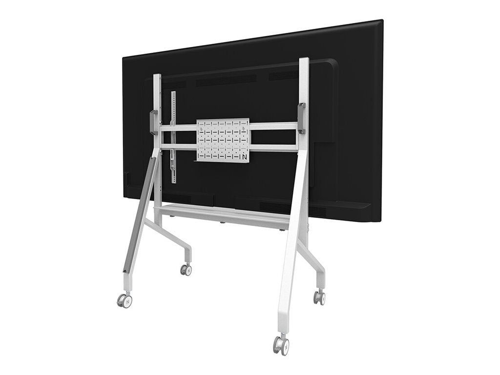 Neomounts Move Go FL50-525WH1 - Cart - for flat panel - lockable - steel - white - screen size: 55-86""