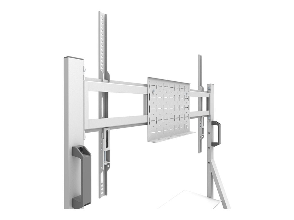 Neomounts Move Go FL50-525WH1 - Cart - for flat panel - lockable - steel - white - screen size: 55-86""