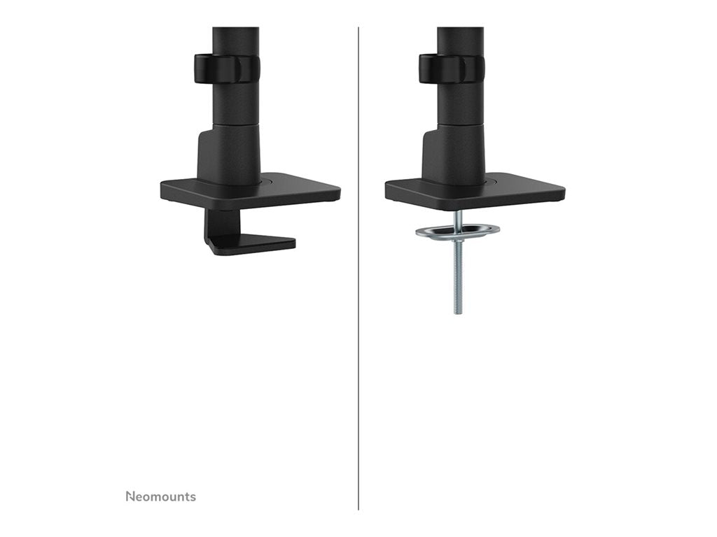 Neomounts NEXT One DS65S-950BL2 - Mounting kit (articulating arm) - full-motion - for 2 LCD displays - aluminum - black