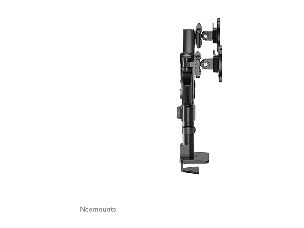 Neomounts NEXT One DS65S-950BL2 - Mounting kit (articulating arm) - full-motion - for 2 LCD displays - aluminum - black