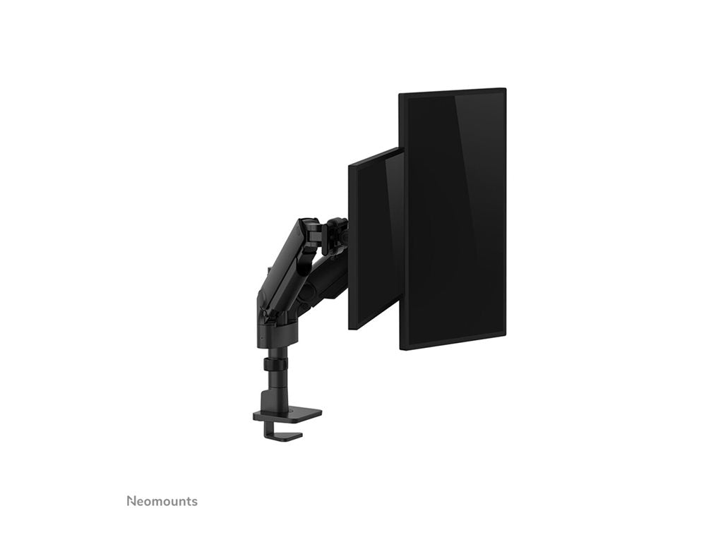 Neomounts NEXT One DS65S-950BL2 - Mounting kit (articulating arm) - full-motion - for 2 LCD displays - aluminum - black