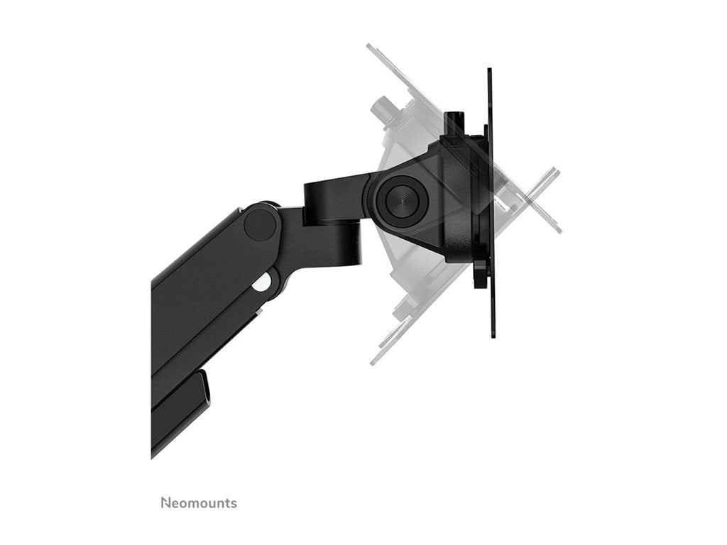 Neomounts NEXT Slim DS70-250BL1 - Mounting kit (articulating arm) - full-motion - for monitor - aluminum - black -
