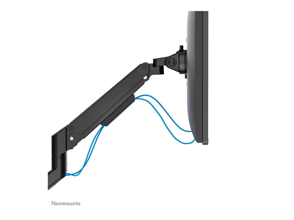 Neomounts NEXT Slim DS70-250BL2 - Mounting kit (articulating arm) - full-motion - for 2 monitors - aluminum - black -