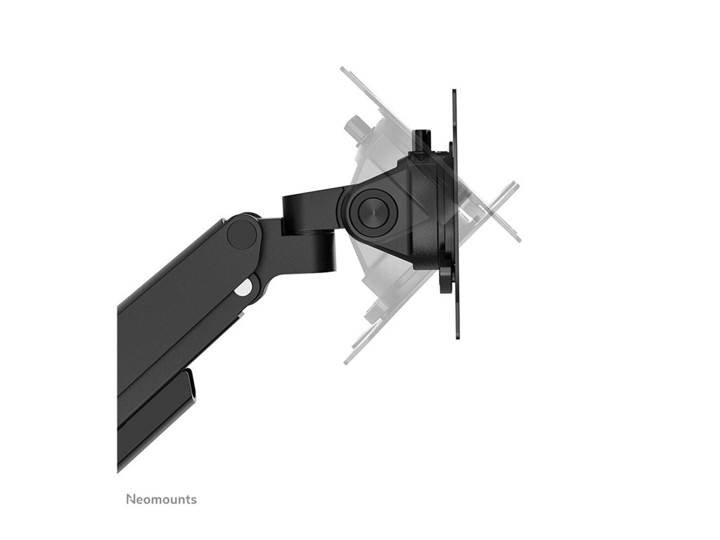 Neomounts NEXT Slim DS70-250BL2 - Mounting kit (articulating arm) - full-motion - for 2 monitors - aluminum - black -