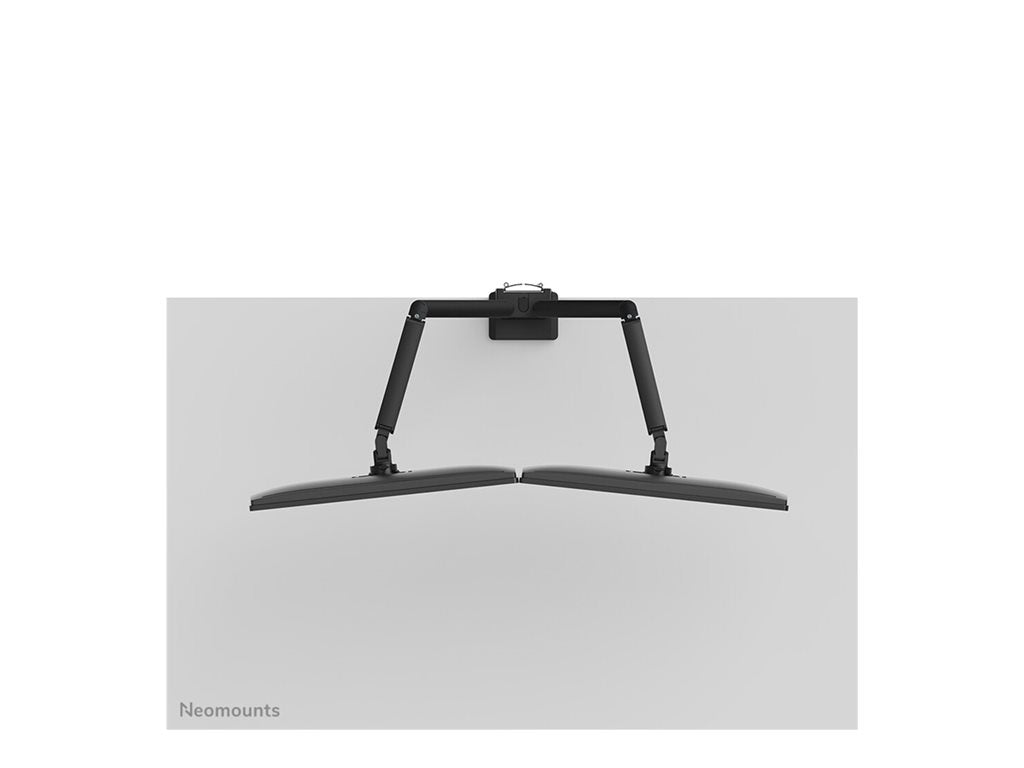 Neomounts NEXT Slim DS70-250BL2 - Mounting kit (articulating arm) - full-motion - for 2 monitors - aluminum - black -