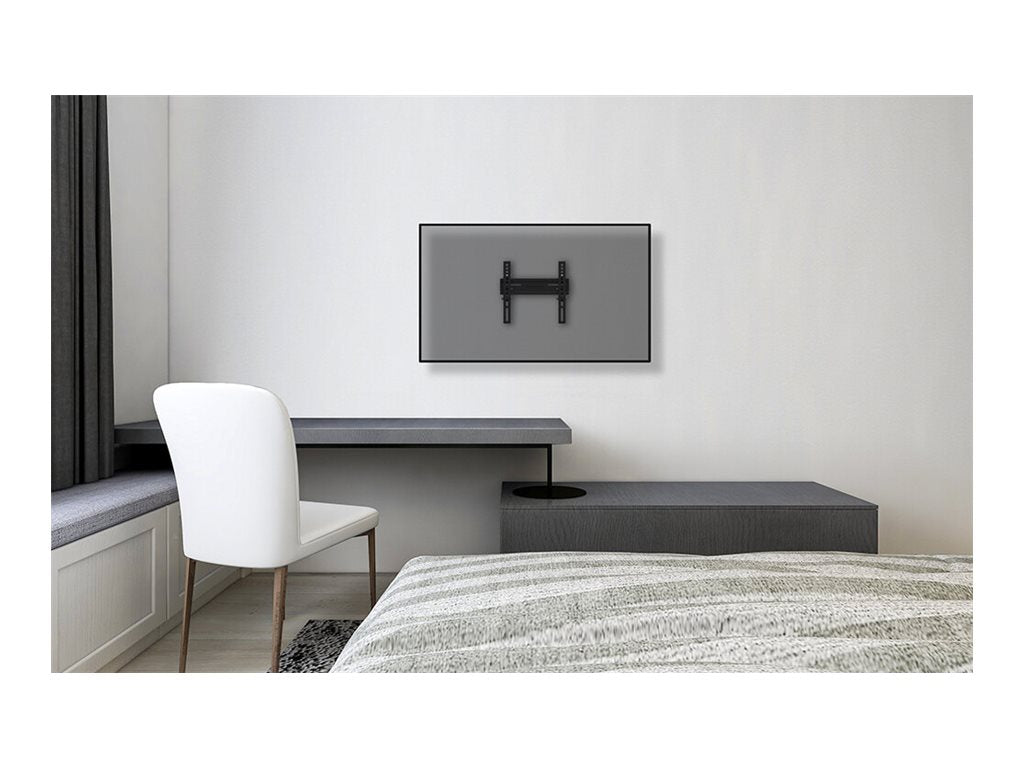 Neomounts WL30-350BL12 - Mounting kit (wall mount) - fixed - for flat panel - lockable - black - screen size: 24-55""